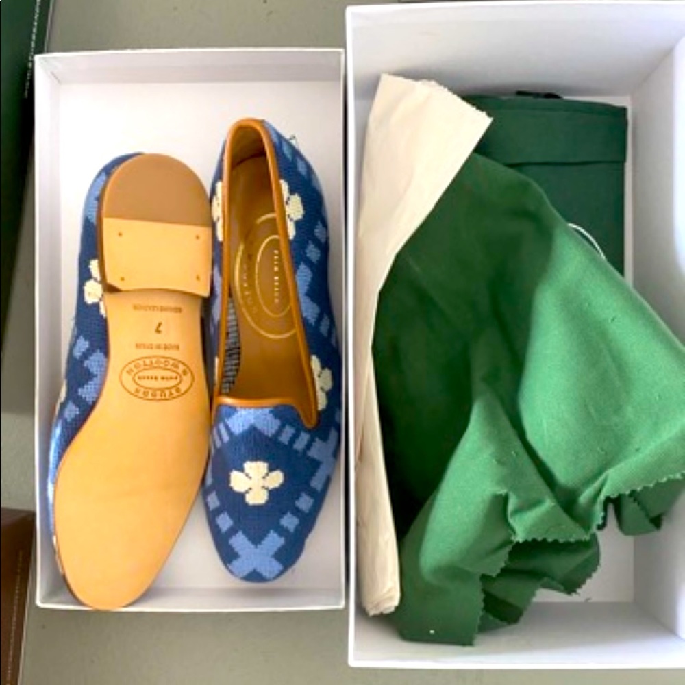 Stubbs&Wootten flat shoes for women size 7 brand new with box